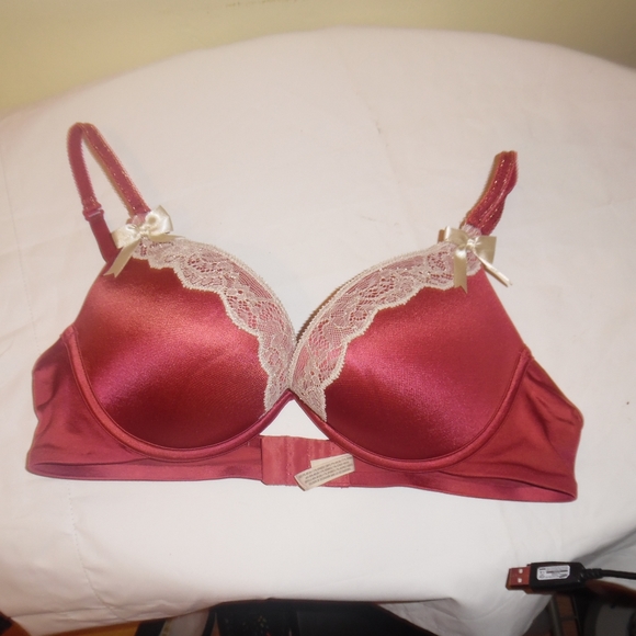 Aerie Rose Color Underwire Push Up Bra 36B - Picture 3 of 10